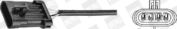 BERU Lambda sonda OZH054 Lambda sonda BERU Alfa Romeo 155 OZH054