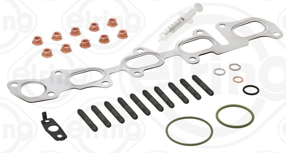 ELRING Kit de montagem, turbocompressor 570.870 Kit de montagem sistema de escape ELRING GOLF 570.870 baratos