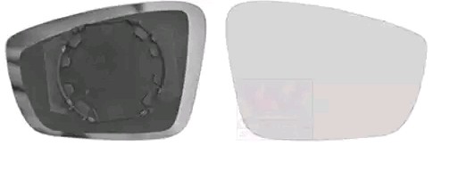 VAN WEZEL Spejlglas, udvendig spejl 5701832 VAN WEZEL 5701832 Citigo Hatchback NF1 Sidespejl glas pris