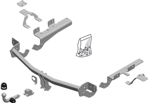 Gancio traino BRINK 570400 BRINK 570400 costo Gancio traino Toyota CAMRY 2024