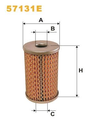 WIX FILTERS Filtro idraulico, Sterzo 57131E WIX FILTERS 57131E Filtro idraulico sterzo Taunus 36F originali prezzo