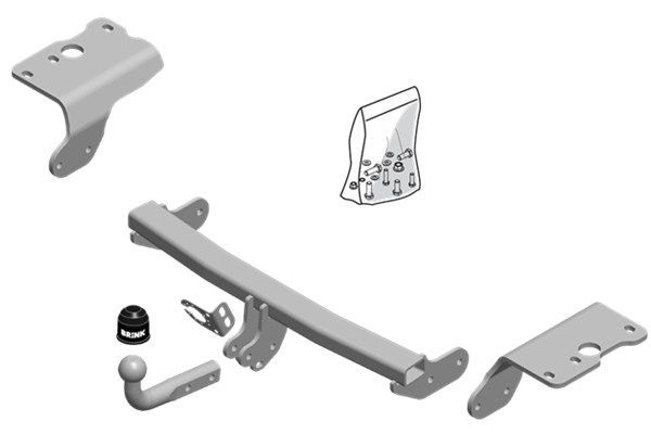 Attelage BRINK 571700 BRINK 571700: Attelage remorque Toyota AURIS 2015