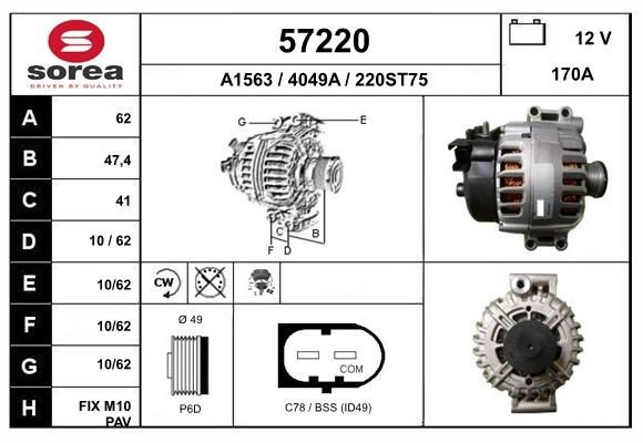 EAI Generator 57220 Generator EAI X5 57220 billig