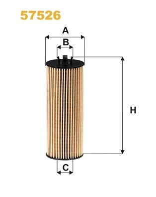 WIX FILTERS Oil filter 57526 Peugeot 308 WIX FILTERS oil filter 57526