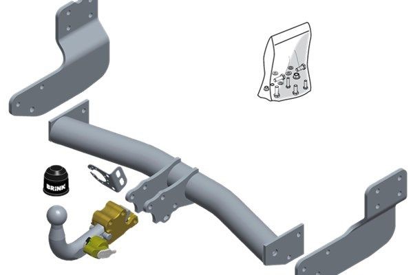 BRINK Anhängerkupplung 576400 Anhängerkupplung BRINK Daihatsu TREVIS 576400