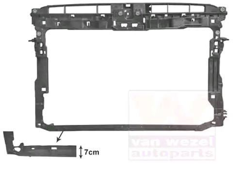 VAN WEZEL Face avant 5766668 prix Masque avant Volkswagen 1Y7 5766668 VAN WEZEL
