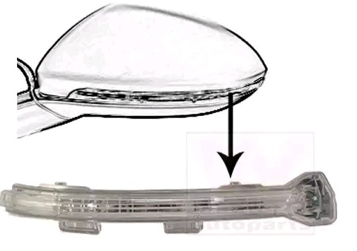 VAN WEZEL Side indicator 5766915 VAN WEZEL 5766915 genuine VW Golf Mk7 side indicators price