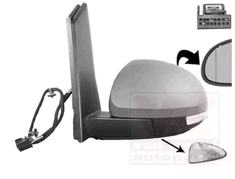 VAN WEZEL Buitenspiegel 5776827 VAN WEZEL 5776827 Buitenspiegel SEAT Tarraco (KN2_) 2.0 TDI 4Drive 200 Pk 2020