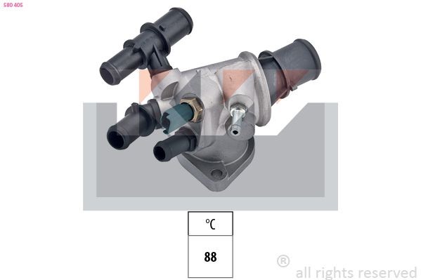 KW Termostat, kylvätska 580 405 580 405 KW Vattentermostat Alfa Romeo