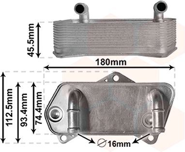 VAN WEZEL Ölkühler, Automatikgetriebe 58013701 58013701 VAN WEZEL Getriebeölkühler VW TIGUAN kaufen