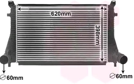 Ιντερκούλερ VAN WEZEL 58014702 VAN WEZEL 58014702 Ψυγείο αέρα υπερπλήρωσης AUDI Q3 2020