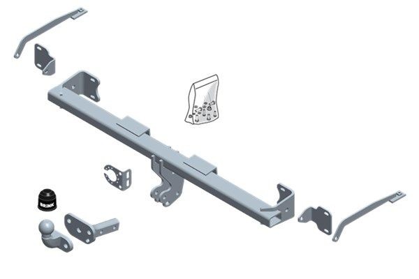 Gancio traino BRINK 586100 BRINK 586100 Ganci rimorchio Ford TRANSIT CONNECT 2008