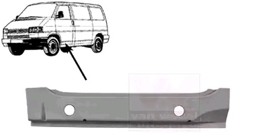VAN WEZEL Door repair panel 5874271 5874271 VAN WEZEL door parts for VOLVO S40