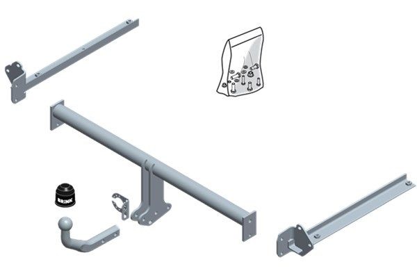 BRINK Gancio traino 588700 588700 costo Gancio traino HONDA CRX BRINK