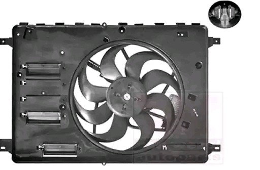 VAN WEZEL Ventilador de radiador 5922747 Ventilador de radiador VAN WEZEL SSANGYONG 5922747