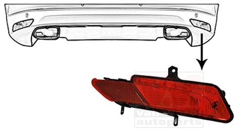 Luz de nevoeiro traseira VAN WEZEL 5925930 VAN WEZEL 5925930 Luz de nevoeiro traseira VOLVO XC60 2023