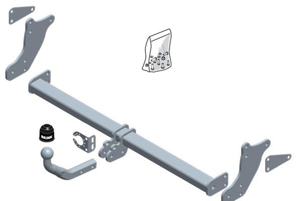 Kärukonks BRINK 595400 BRINK 595400: Haagisekonksud Mercedes V-klass 2001