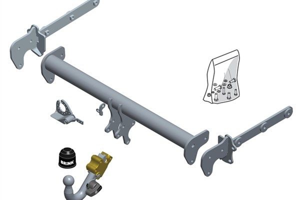 Trekhaak BRINK 597000 BRINK 597000 Trekhaken SUBARU OUTBACK 2004