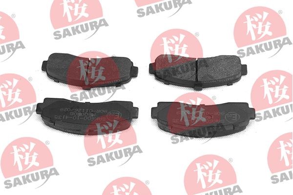 SAKURA Bremsbeläge 600-10-4135 600-10-4135 Bremsbelag MITSUBISHI OUTLANDER SAKURA kaufen