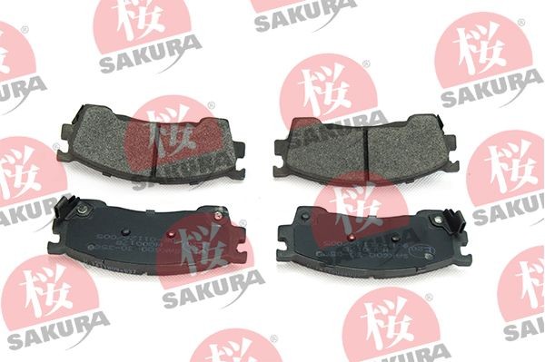 SAKURA Plaquettes de frein 600-30-3580 SAKURA 600-30-3580 Plaquettes de frein MAZDA 626 V Berline (GF) 2.0 126 CV 1999