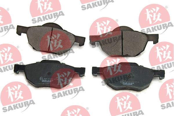 SAKURA Bremseklosser 600-40-6638 SAKURA Bremsebelegg HYUNDAI 600-40-6638