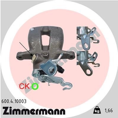 ZIMMERMANN Remklauw 600.4.10003 Remzadel ZIMMERMANN QUATTRO 600.4.10003 goedkoop