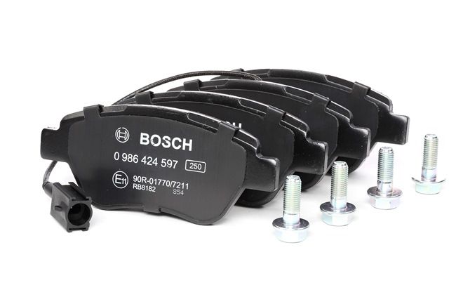 BOSCH Kit pastiglie freno, Freno a disco 0 986 424 597 BOSCH Pasticche freni 0 986 424 597 - 28,83 €