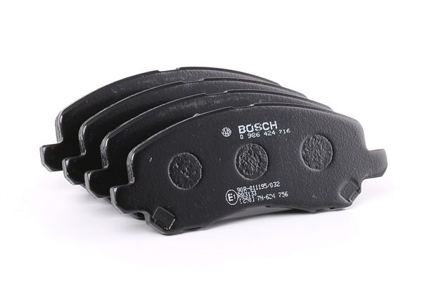 BOSCH Remblokkenset, schijfrem 0 986 424 716 BOSCH | Remblokken 0 986 424 716 MITSUBISHI Colt VI Plus 2011 lage prijs online