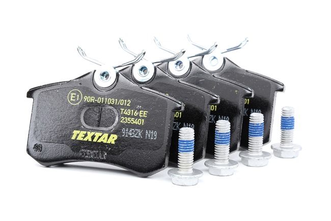 TEXTAR Jogo de pastilhas para travão de disco 2355401 TEXTAR 2355401 Calços de travão FERRARI F430
