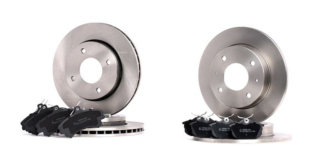 RIDEX Remmenset, remschijf 3405B0230 RIDEX | Remmenset 3405B0230 MITSUBISHI Colt VI Plus 2020 lage prijs online