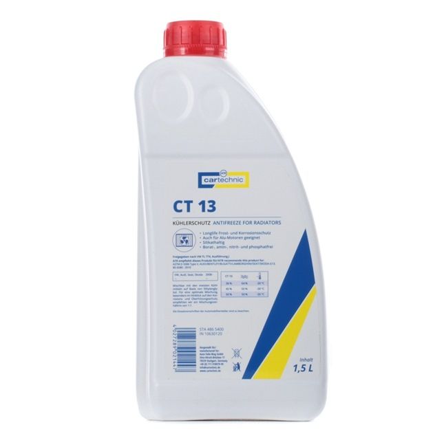 CARTECHNIC Antifreeze 40 27289 02144 7 Vw Citygolf 2010 CARTECHNIC Antifreeze 40 27289 02144 7