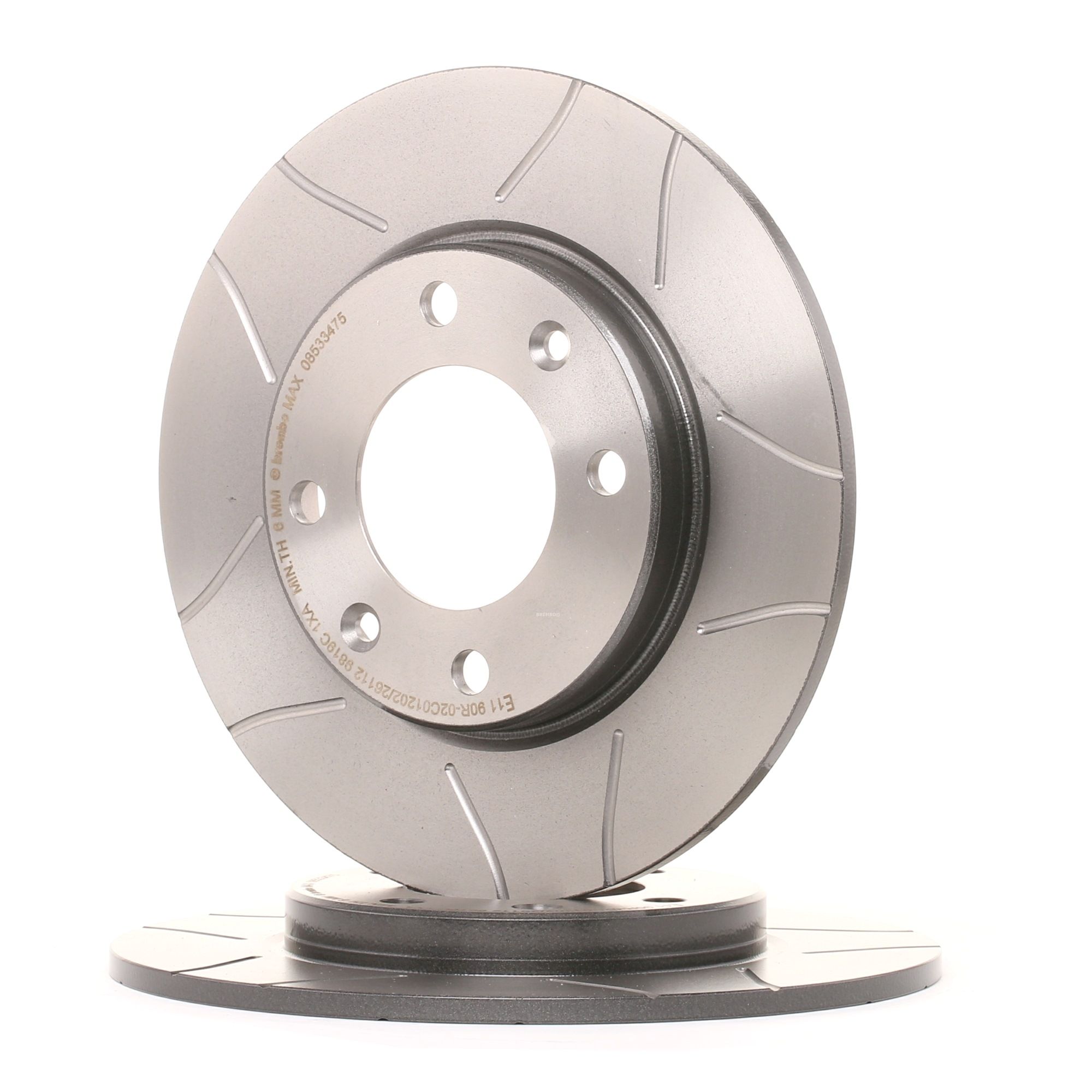2 Stück Brembo 08.5334.75 Bremsscheibe BREMBO MAX LINE