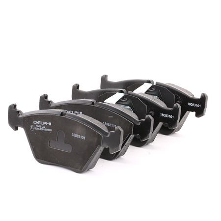 DELPHI Bremsbelagsatz, Scheibenbremse LP1843 DELPHI Bremssteine LP1843 - 21,83 €