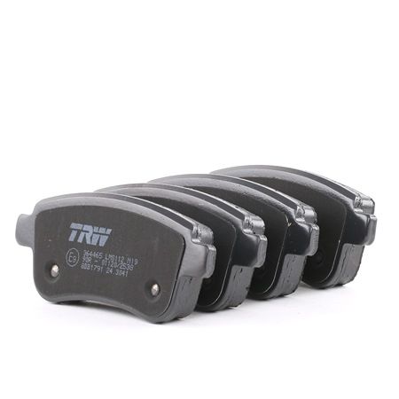 TRW Kit de plaquettes de frein, frein à disque GDB1791 RENAULT Clio V 3/5 portes (BF) 2020 TRW Kit de plaquettes de frein, frein à disque GDB1791