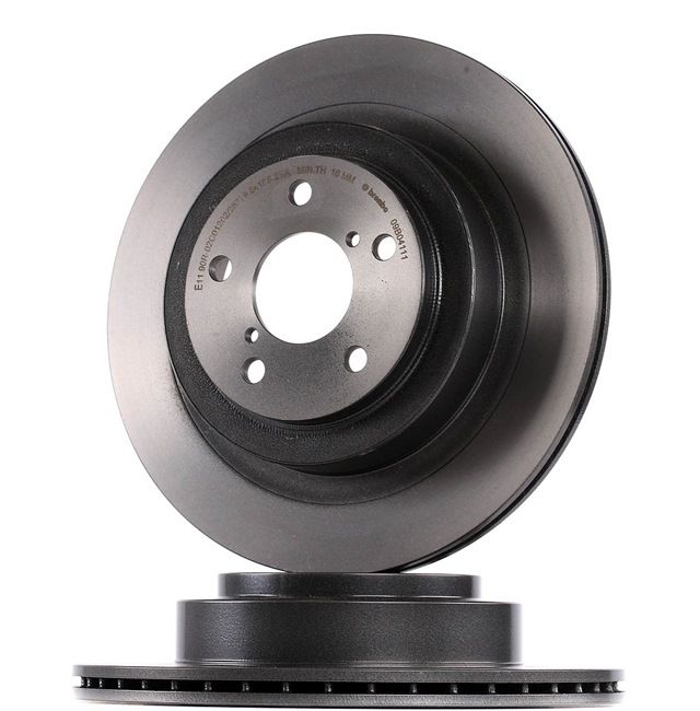 Bremsscheibe BREMBO COATED DISC LINE 09.B041.11 Innenbelüftet ...