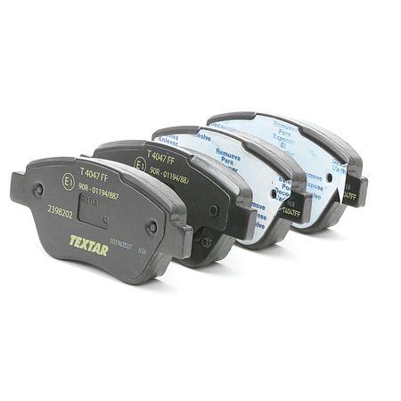 TEXTAR Bremsbelagsatz, Scheibenbremse 2398202 TEXTAR Scheibenbremsbeläge 2398202 - 34,59 €
