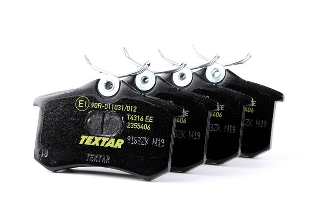 BREMSBELÄGE TEXTAR HINTEN RENAULT CLIO FLUENCE MEGANE SCENIC MODUS NISSAN NOTE