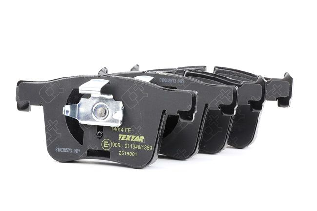 TEXTAR Bremsbelagsatz, Scheibenbremse 2519901 TEXTAR Bremsklötze 2519901 - 52,34 €