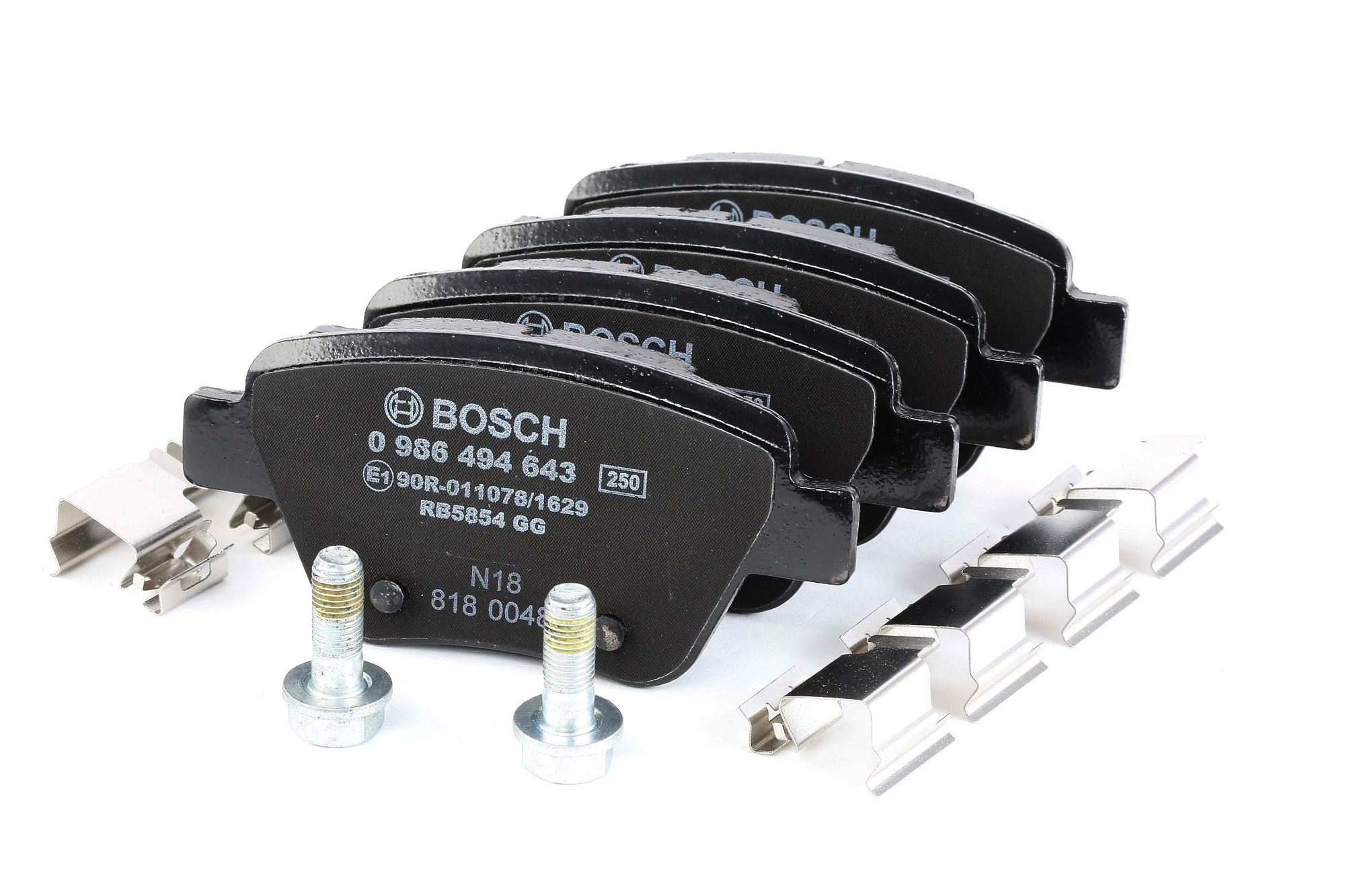 Scheibenbremse BOSCH 0 986 494 597 Bremsbelagsatz