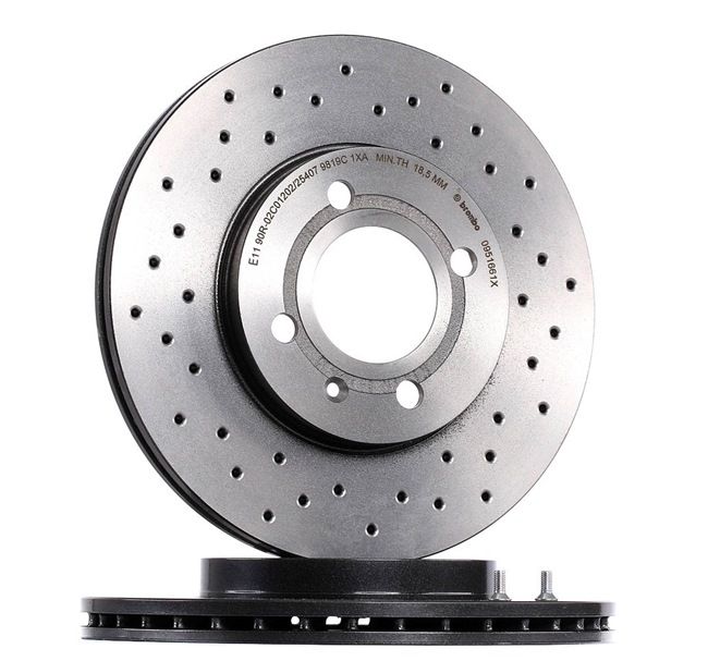 BREMBO Remschijf 09.5166.1X BREMBO Remschijven 09.5166.1X - 37,96 €
