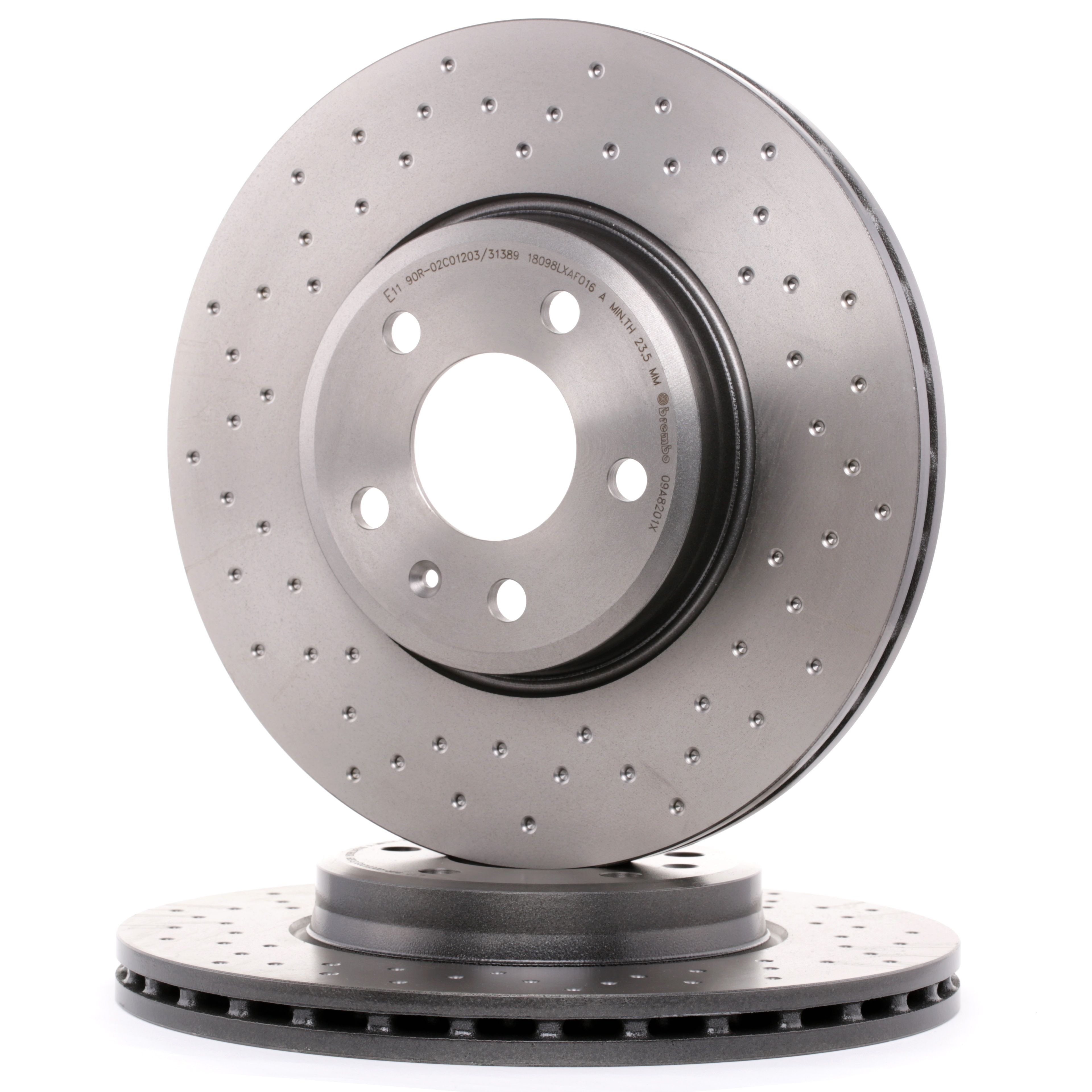 Coppia Dischi freno BREMBO 09.A958.11 MERCEDES