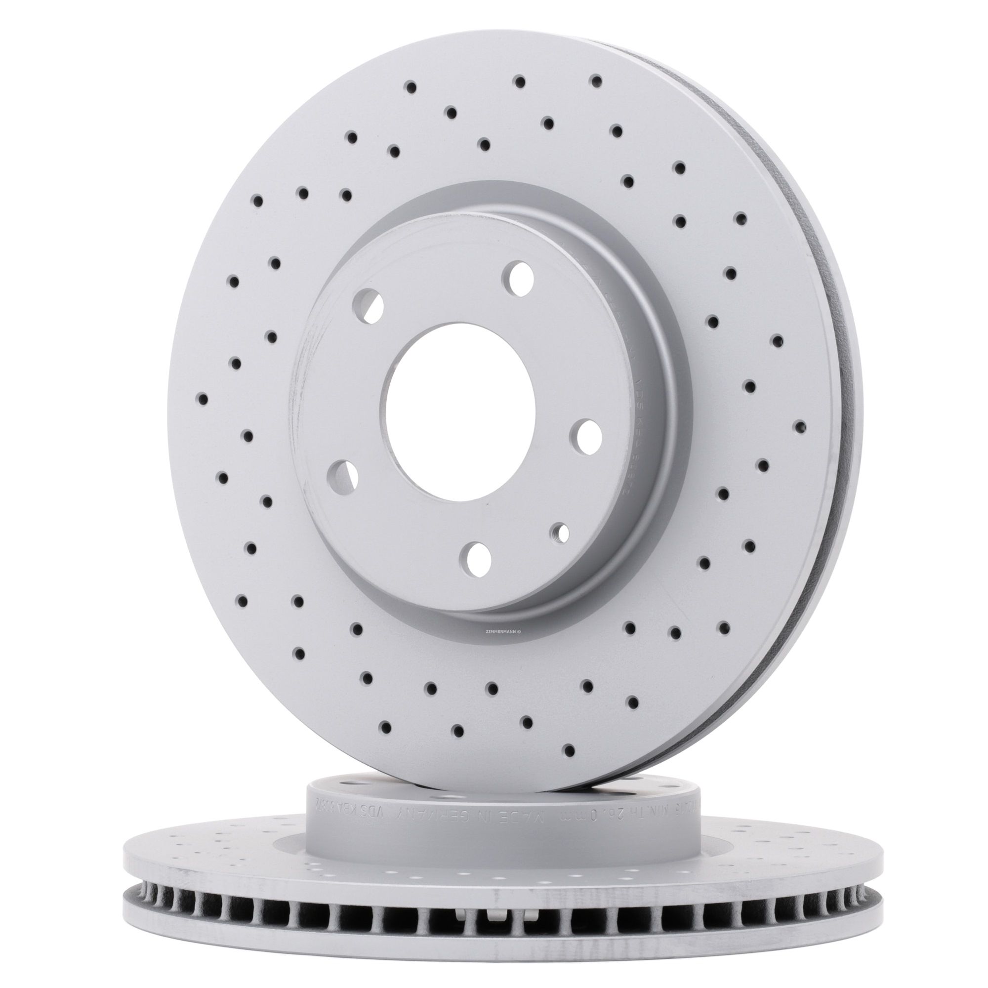 Fits Mazda 6 Genuine Comline 5 Stud Front Vented Brake Disc /& Pad Kit
