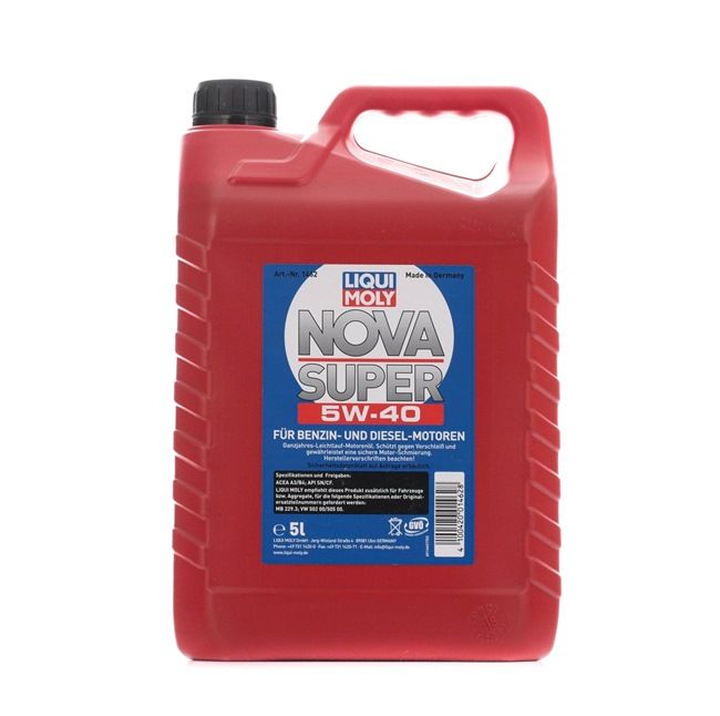 Óleo do motor - LIQUI MOLY (NovaSuper5W40) compra económica online
