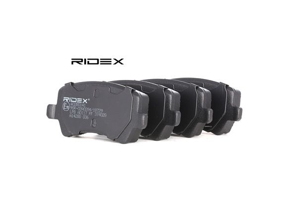 RIDEX Bremsbelagsatz, Scheibenbremse 402B0141 RIDEX Bremssteine 402B0141 - 13,29 €