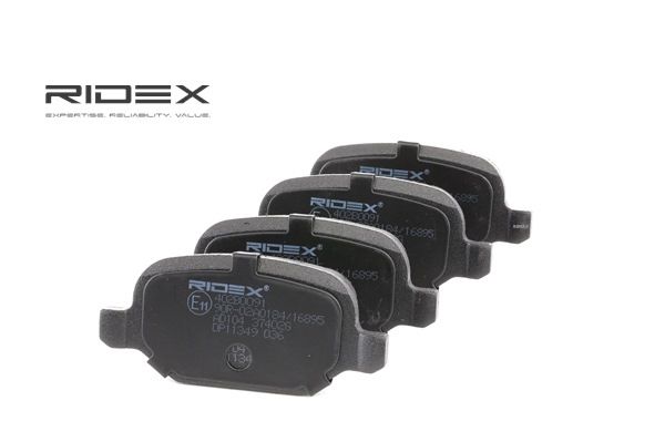RIDEX Jogo de pastilhas para travão de disco 402B0091 RIDEX Calços de travão 402B0091 - 13,31 €