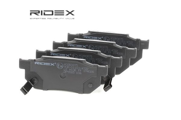 RIDEX | Jogo de pastilhas para travão de disco 402B0875 para HONDA CRX I Coupe (AF, AS) baratas online