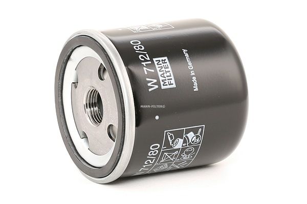 MANN-FILTER Filtro de óleo W 712/80 Saab 9-5 Carrinha 2002 MANN-FILTER Filtro de óleo W 712/80