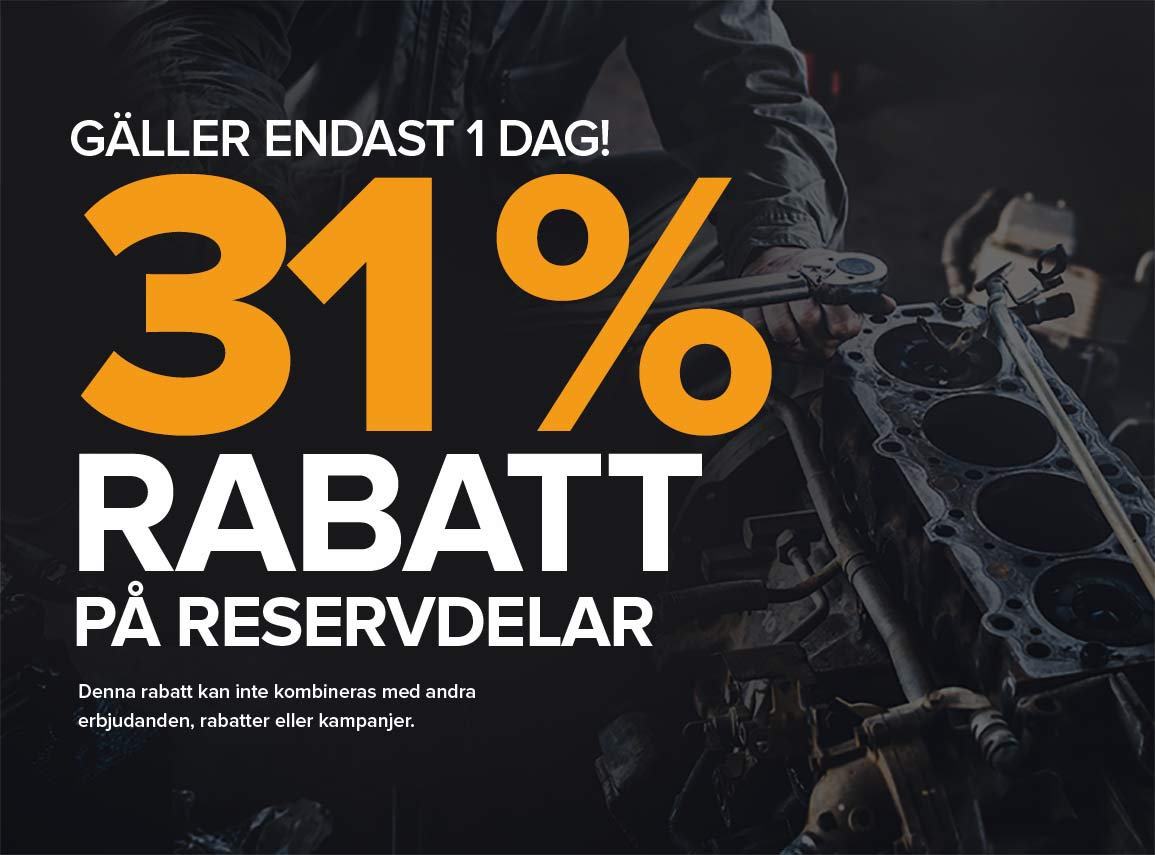Spara 31% på reservdelar