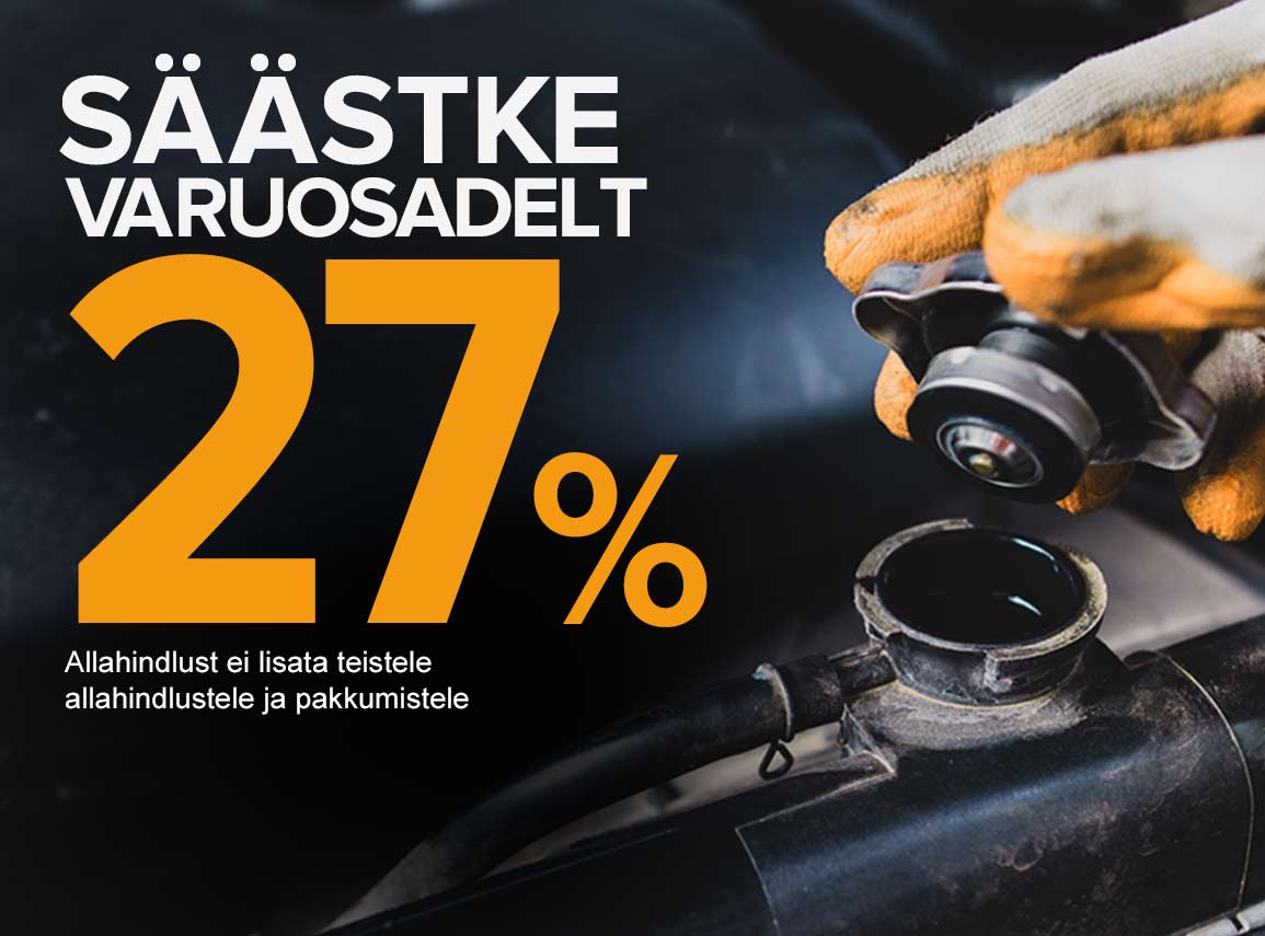 Säästke varuosadelt 27%