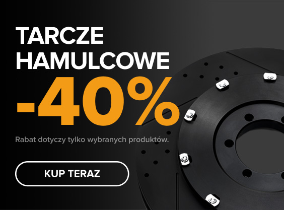 Oferta wkrótce wygaśnie! Tarcze hamulcowe -40% - Kup teraz!